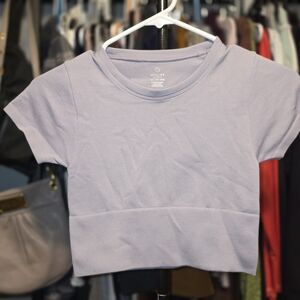 Women's Lavender Crop Top